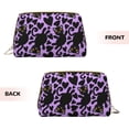thumbnail image 3 of Gaeub Cartoon Black Cats Printed Travel Cosmetic Bag,Makeup Bag, Large Capacity Toiletry Bag for Women, Portable Pouch Make Up Organizer with Zipper and Divider, 3 of 8