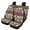 American Tribal Brown Cow Print, variant on Renewold Mushroom Galaxy Car Front Back Seat Covers Full Set 4 PCS, Universal Fit Most Cars SUV Vans Trucks, Fashion Auto Accessories for Women Men