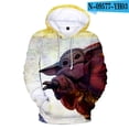 thumbnail image 1 of Sudaderas con capucha de Yoda para bebé mandaloriano de Disney, chaqueta informal para adultos y niños, jersey de Cosplay de tallas para niños, UnisexNegro BXXL Deng Xun unisex, 1 of 2
