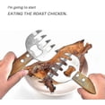 thumbnail image 2 of Meat Claws Meat Remover,2 Pieces Bbq Pulled Pork Meat Shredder Bear Claws Stainless Steel Meat Handler,pulled Pork & Meat Claws Meat Shredder Forks An, 2 of 5