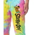 thumbnail image 3 of Scooby-Doo Mens' TV Show Cartoon Tie-Dye Jogger Pajama Pants For Adults, 3 of 6