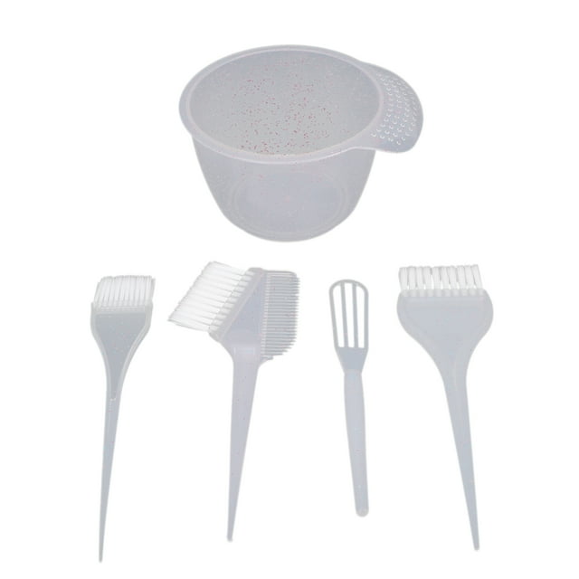 Kit de teñido para teñir el cabello de salón juego de 5 brochas y cuencos de diseño ergonómico para tinte de cabello para salón de belleza para el hogar Higoodz Otros