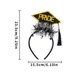 thumbnail image 2 of Buy 2 get 10% off Graduation Season Hair Hoop Hanging Ear Hat Headwear, Graduation Decoration Headband, 2 of 2