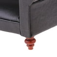 thumbnail image 4 of Long Canapé-Lit Modèle Européen Ameublement Mobilier Miniature Noir, 4 of 5