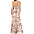 thumbnail image 2 of Sakkas Sofia Women's Spaghetti Strap V-neck Floral Print Summer Casual Maxi Dress - 420 - One Size, 2 of 5