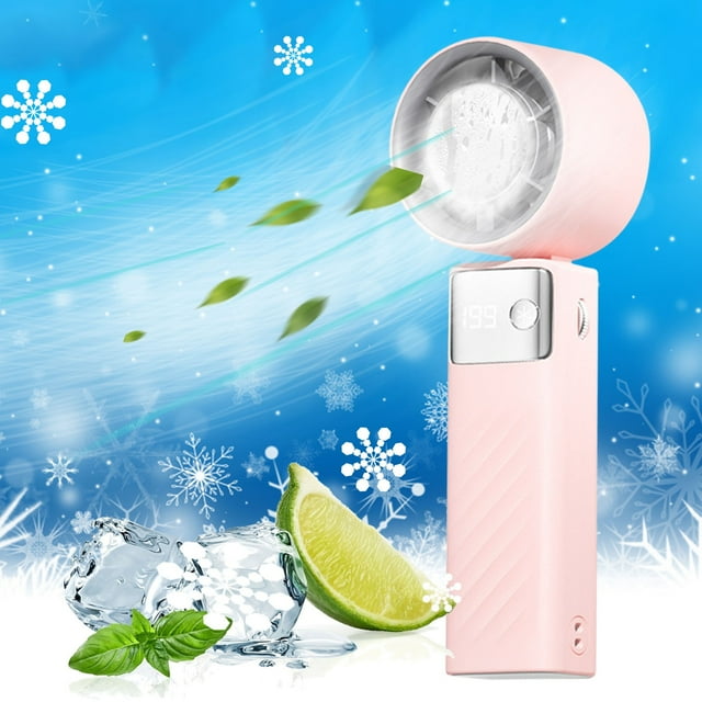 Boovnll Fan, Handheld Fan Portable Usb Small Fan 4000Mah Charging Model Long Mini Electric Fan, Portable Fan, Desk Fan, Fans