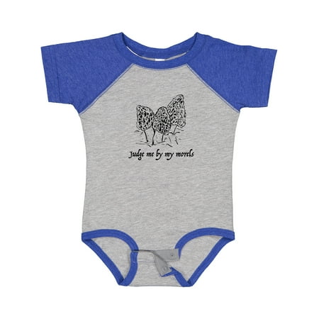 

Inktastic Judge Me by My Morels with Morel Mushrooms Gift Baby Boy or Baby Girl Bodysuit