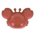 thumbnail image 1 of Assiette à Succion, Assiette pour Bébé en Silicone Auto-Alimentation Type Crabe, Assiette Compartimentée Compatible Micro-Ondes et Lave-Vaisselle avec Base à Ventouse pour Tout-Petits et Enfants, la Plupart des Plateaux de Chaises Hautes, 1 of 8