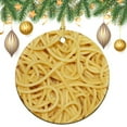 thumbnail image 3 of Christmas Ornament Funny Food Stocking Name Tags Spaghetti Collectible Present Gift Xmas Tree Decoration Gifts Keepsake for Family, 3 of 8