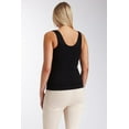 thumbnail image 3 of Aha Moment by N-fini 573 Women's Plus Shapewear Tank Top Non-padded Underwire Bra 3X/4X Black, 3 of 5
