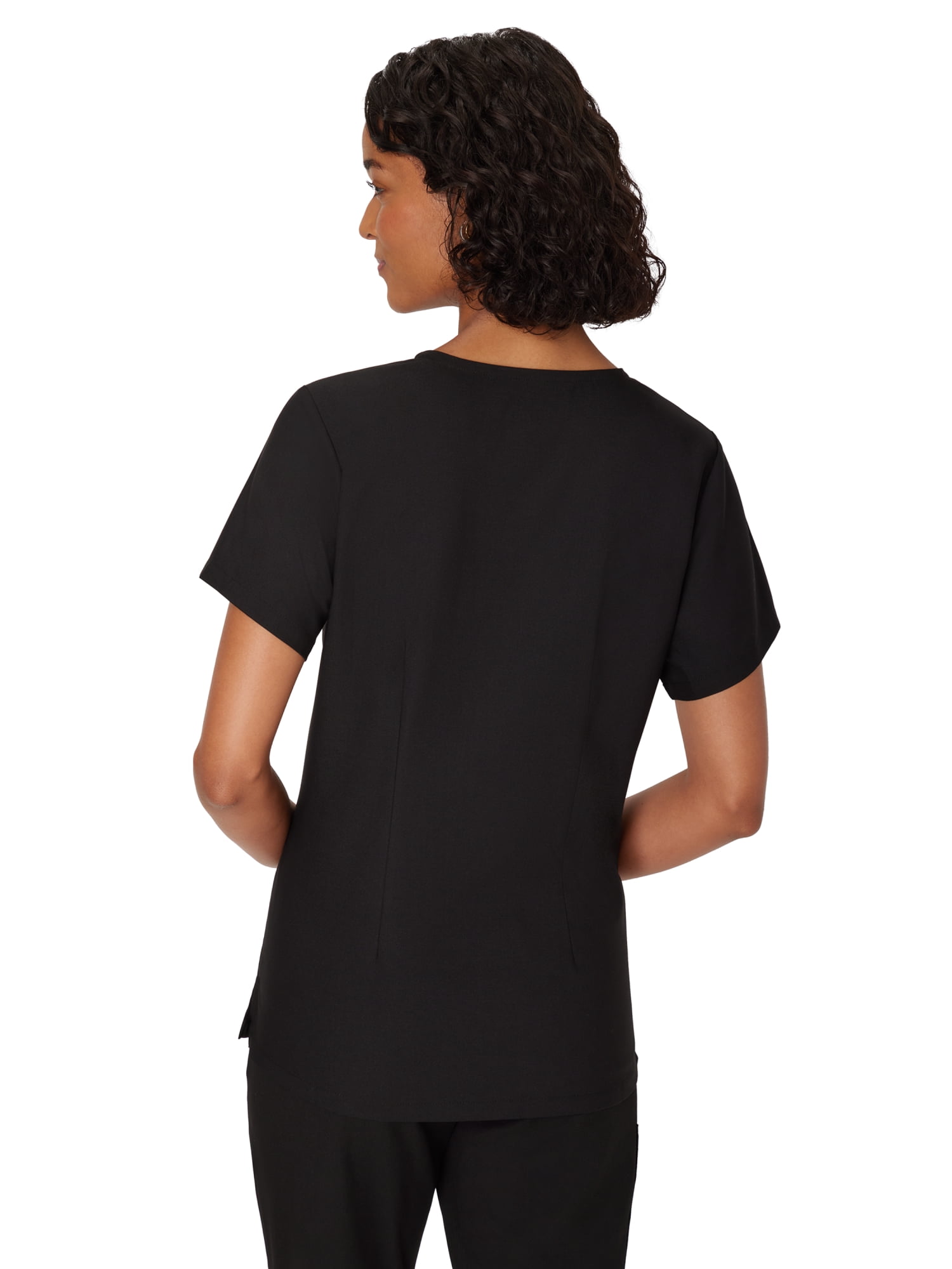 Hanes Women's Scrubs V-Neck Scrub Top, Premium, Short Sleeve, 3 Pocket, Sizes XS-3XL