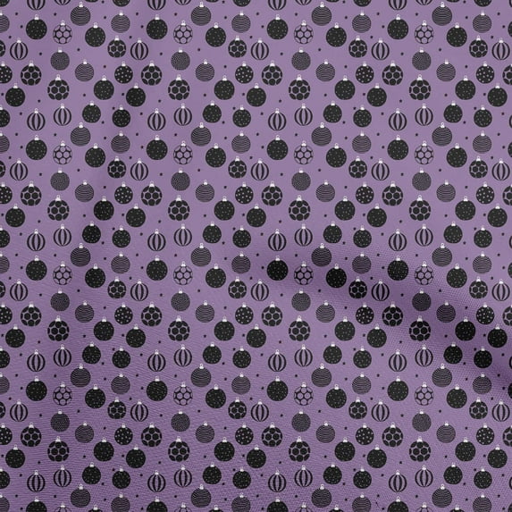 oneOone Cotton Poplin Violet Fabric Christmas Fabric For Sewing Printed Craft Fabric By The Yard 56 Inch Wide