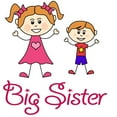 thumbnail image 2 of CafePress - Big Sister With Little Brother -  Round Wood Ornament 4", 2 of 2