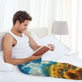 thumbnail image 5 of Honiee Field Bicycle Young Sunflower for men - a sleek fusion of Straight Pajama Pants, versatile Lounge Pants, and cozy Sleepwear, all rolled into one-Small, 5 of 6