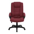 thumbnail image 2 of Scranton & Co Contemporary Fabric High Back Executive Chair in Burgundy Red, 2 of 4