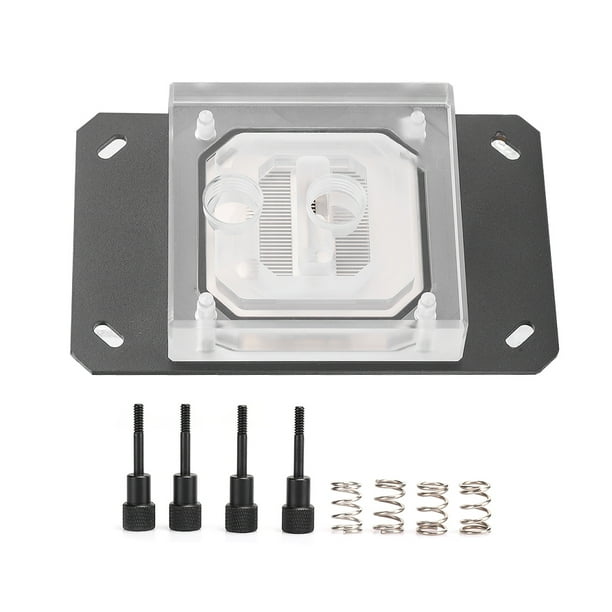 PC Water Cooling Block, CPU Waterblock Efficient Heat Dissipation Micro