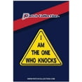 thumbnail image 2 of I Am The One Who Knocks Warning Sign Embroidered Iron on Patch, 2 of 2