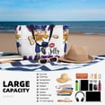 thumbnail image 4 of Lsque Sml Jeffy Beach Travel Bag - Water-Resistant, Large Capacity Lightweight Tote with 7 Pockets for Women and Men - Perfect for Beach, Pool, Gym, and Travel, 4 of 6