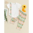 thumbnail image 2 of Bagilaanoe 2pcs Newborn Summer Outfits Baby Boys Pants Set Short Sleeve Romper Tops + Leggings 6M 12M 18M 24M Infant Casual Clothes, 2 of 7