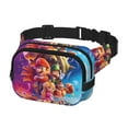thumbnail image 2 of Goofa Sac de Taille Carré à Double Couche Imprimé Mario Mini Ceinture Ajustable Exercice Course Voyage Randonnée, 2 of 9