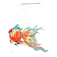 thumbnail image 2 of Linterna del Festival del Medio Otoño BLESIY Pescado DIY Celebración del Festival de Primavera Rojo Grande, 2 of 8