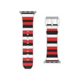 thumbnail image 2 of Striped Faux Leather Band For Apple Watch-Series 1-9 and SE devices-iWatch, 2 of 4