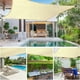 thumbnail image 5 of Toldo de sombra para exteriores Red de sombrilla de HDPE con ojales | Toldo de bloque UV de 118x118 pulgadas para pérgola patio invernadero piscina jardín | Cubierta superior beige transpirable, 5 of 7