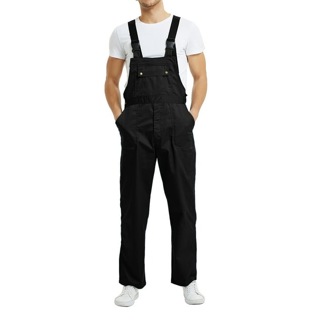 Toptie - TOPTIE 8.5 Oz Men's Big and Tall Bib Overall with Tool Pockets ...