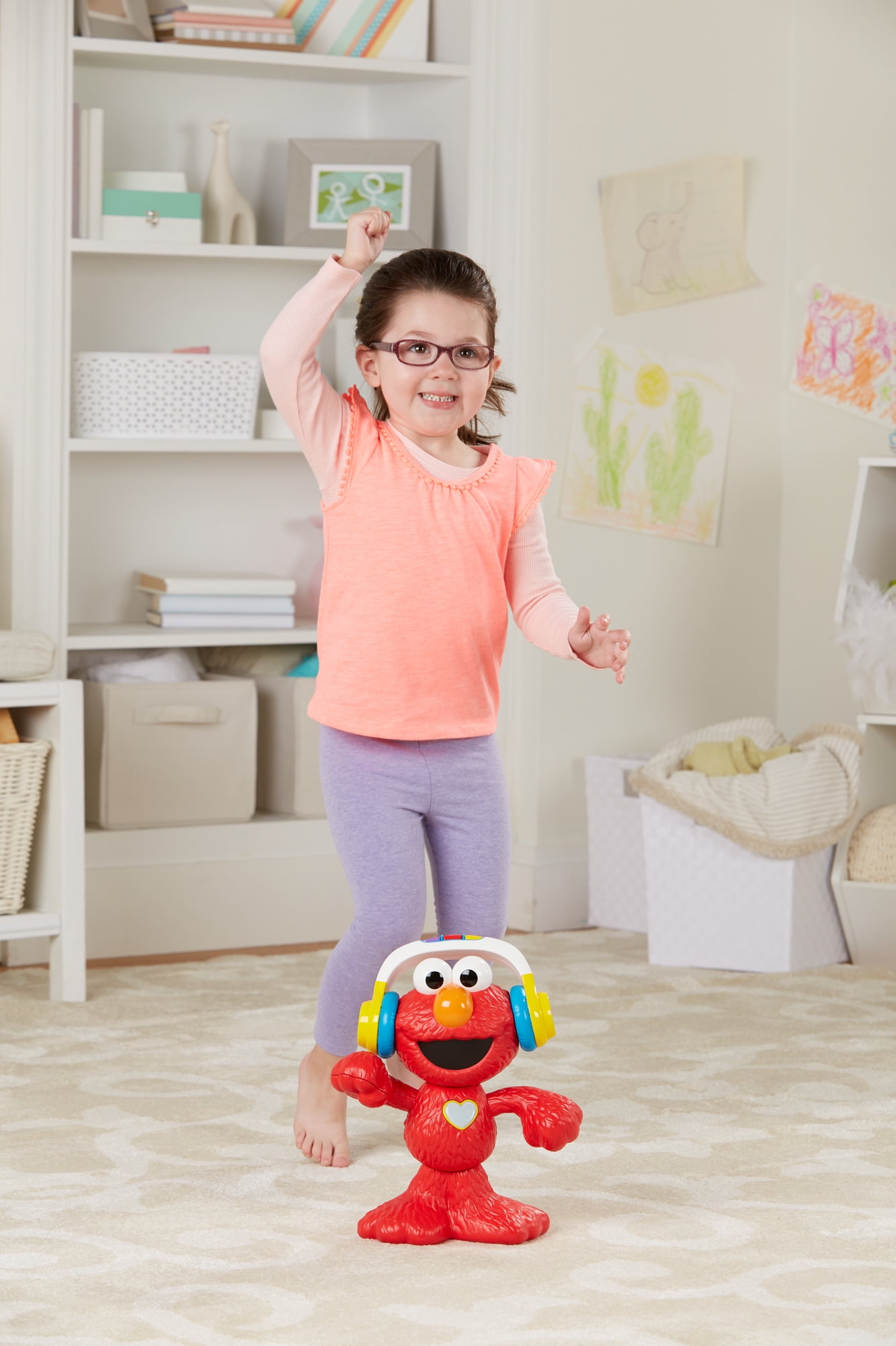 Sesame Street Let S Dance Elmo 12 Inch Elmo Toy That Sings And Dances Walmart Com Walmart Com