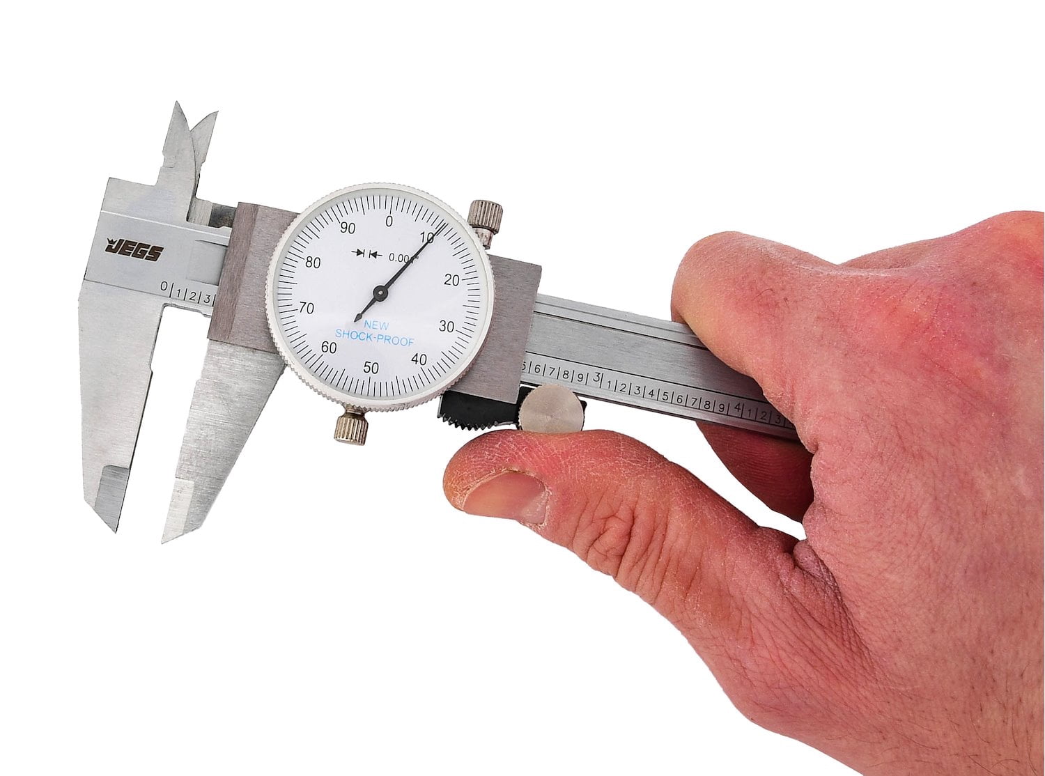 JEGS Dial Caliper with Case [0-6 in. Range]