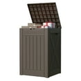 thumbnail image 6 of Patiowell 48 Gallon Resin Deck Box for Outside, Waterproof Storage Box with Lockable Secure, Brown, 6 of 9