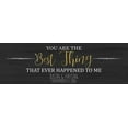 thumbnail image 2 of Kimberly, Allen 18x9 White Modern Wood Framed Museum Art Print Titled - The Best Things A, 2 of 4