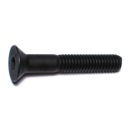 

5/16 -18 x 2 Plain Steel Coarse Thread Flat Head Socket Cap Screws (6 pcs.)