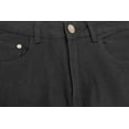 thumbnail image 3 of Men's Muscle Fit Solid Casual Slim Stretch Cotton Blend Denim Skinny Jeans (Black, 30W x 30L), 3 of 3