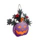 thumbnail image 1 of Halloween Decoración Luces de calabazas de Halloween, Jack-O-Lantern grande iluminado de 9 pulgadas con hojas de arce, bayas, 1 calabaza pequeña y cuerda, funciona con pilas(Buy 2 ship 3), 1 of 7