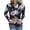 01#Black, variant on Women Dressy Casual Floral Print Hoodies Crewneck Long Sleeve Pullover Hooded Sweatshirt Drawstring Going Out Tops Streetwear Winter Fall Clothes