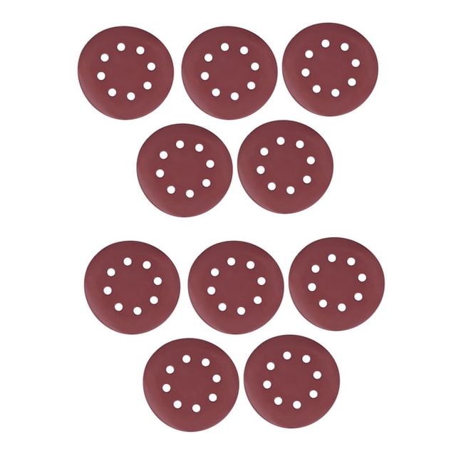 50 Piezas Discos de Lijado de 5 Pulgadas 125 mm Papel de Lija de 8 Agujeros 800 1000 1200 1500 2000 Grano