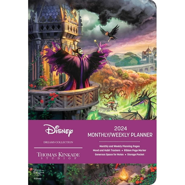 Disney Dreams Collection by Thomas Kinkade Studios 12Month 2024