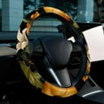 thumbnail image 6 of Thanksgiving Pumpkin Leaves 14.5 Inch Printing PVC Leather Auto Accessories Car Steering Wheel Cover, 6 of 6
