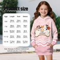 thumbnail image 7 of Xoenoiee Funny Dogs Paw Bone Print Hooded Sweatshirt Pullover Hoodie Dress for Little Big Girls, Teen Student Casual Long Sleeves Long Hoodies Sporty Shirts with Pocekt, 9-10 Years, 7 of 7