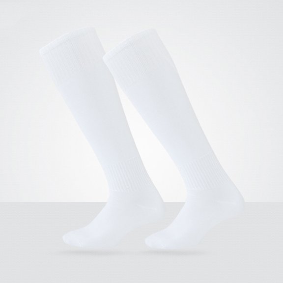 VERMON Men Soccer Sock Adult Sports Solid Breathable Elastic Soccer Football Long Tube Sock
