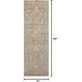 thumbnail image 2 of Chris Loves Julia x Loloi Rosemarie Collection Area Rug ROE-01 Gold/Sand 2'-7" x 10'-0", 2 of 8