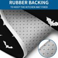 thumbnail image 4 of Halloween Bat Silhouettes Bathroom Rugs Sets 3 Piece,Toilet Cover Set,Absorbent Non Slip Bathroom Mats Sets with U-Shaped Contour Rug Toilet Rug Set, 4 of 5