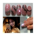 thumbnail image 5 of 5pcs Nfc Flash Nail Sticker Led Bare Chip Intelligent Luminous Nail Lamp Nail Sticker Enhancement, 5 of 5