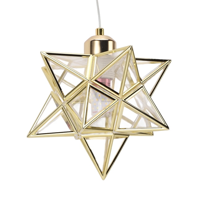 Luz de Techo de Estrella, Lámpara Colgante de Estrella de Moravia Con Protección Para Los Loss Los Ojos para Cocina, Dormitorio, Oficina, Granja, Sótano