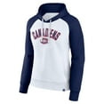 thumbnail image 2 of Women's Fanatics  Navy Montreal Canadiens Indispensable Raglan Fleece Pullover Hoodie, 2 of 3