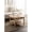 Natural, variant on Kate and Laurel Talcott Modern Tiered Round Coffee Table, 28 x 28 x 18, Walnut Brown, Transitional Two-Tier Circle Living Room Table with Storage and Mango Wood Construction