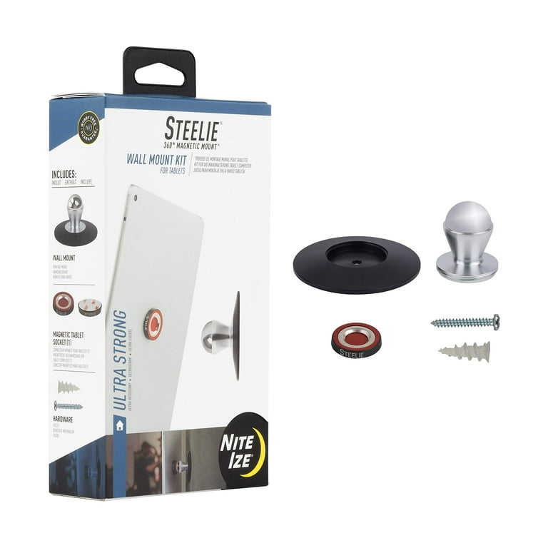 iPadアクセサリー STEELIE WALL MOUNT KIT FOR TABLETS Nite Ize Steelie Wall Mount Kit for Tablets - Walmart.com