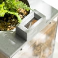 thumbnail image 2 of BeesClover Mini Fish Tank Betta Aquarium Starter Kits Mute Water Flow Filter Micro Landscape Fish Tank Office Desktop Decoration, 2 of 8