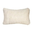 thumbnail image 3 of Soft Fluffy Solid Color Pillow Cases 2pcs Shaggy Plush Rectangular Pillow Shams Furry Velvet Decorative Pillow Covers with Zipper Closure for Bed Sofa Couch Living Room, 3 of 6